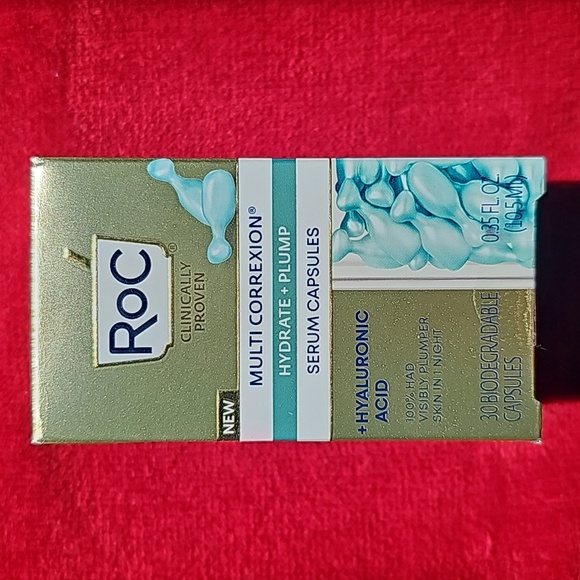 RoC Skincare Makeup Nib Roc Hydrateplump Serum Capsules Multi